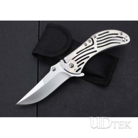SR-526A All steel high-end small back lock folding knife UD8005